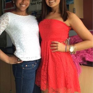 Perfect condition strapless dress!